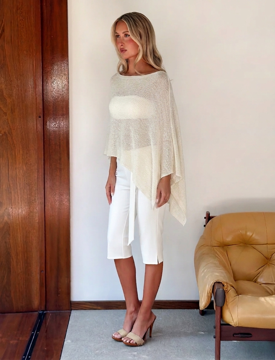 Resort Poncho Top