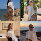 Resort Poncho Top
