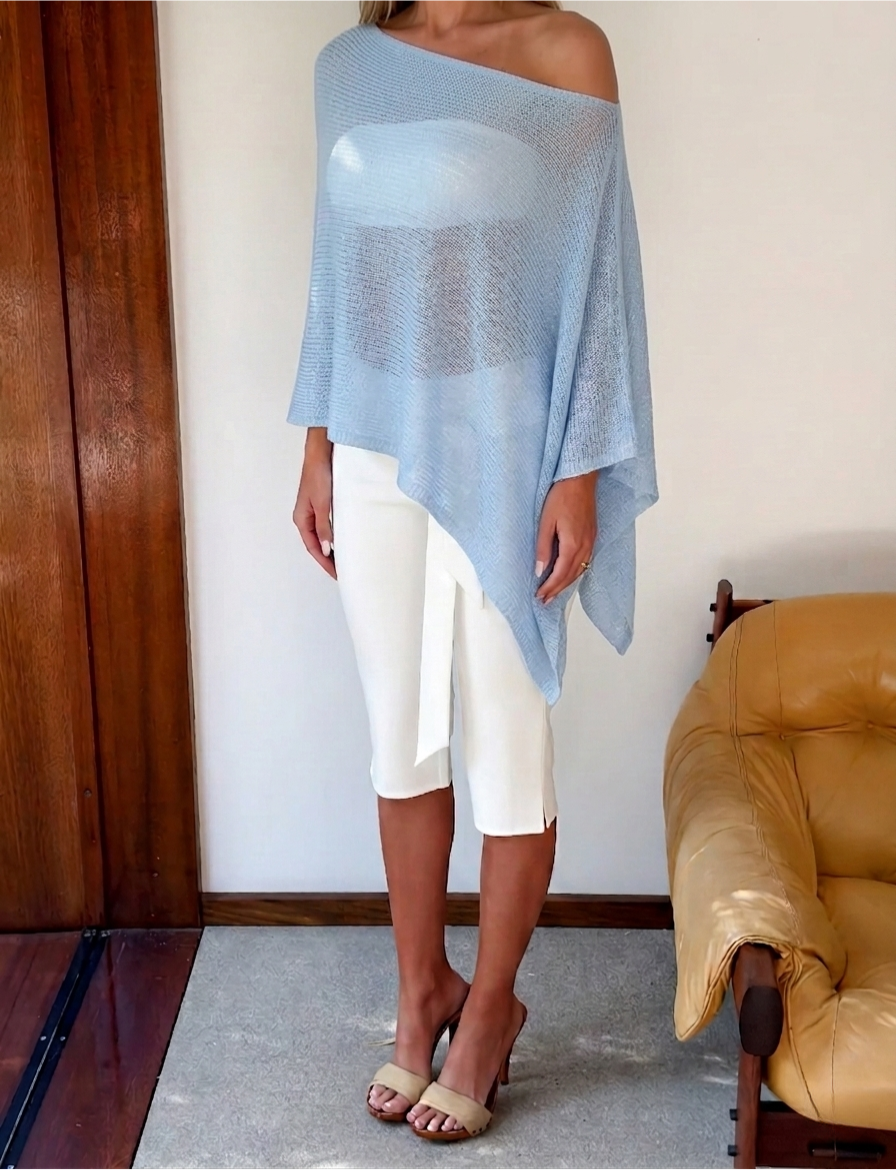 Resort Poncho Top