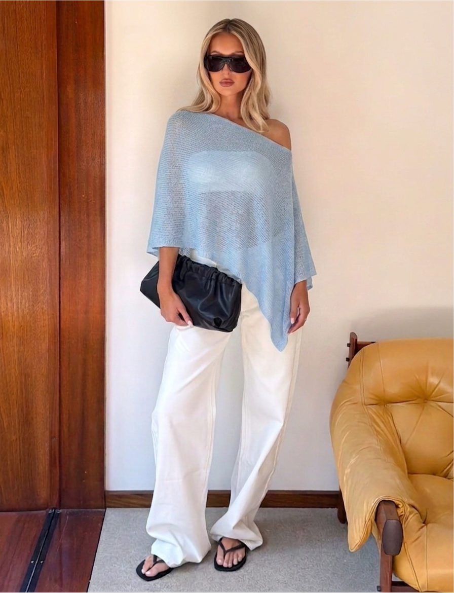 Resort Poncho Top
